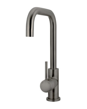 MK02-Round Kitchen Mixer Tap in Shadow PVD Gunmetal Grey Finish