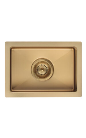 Lavello Mini Sink (MKSP-S322222) in PVD Brushed Bronze Gold finish