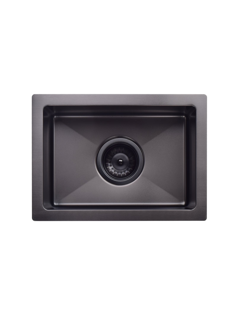 Lavello Mini Sink (MKSP-S322222) in Gunmetal Black finish