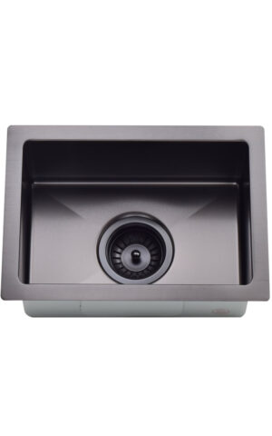 Lavello Mini Sink (MKSP-S322222) in Gunmetal Black finish