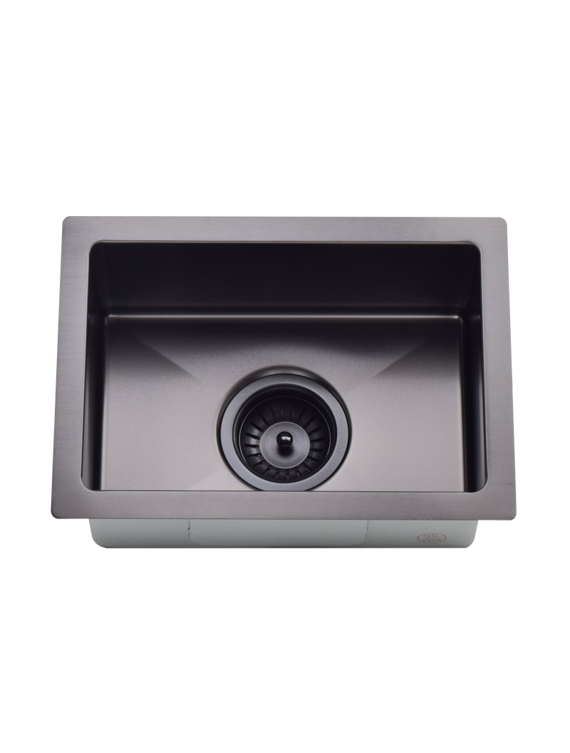 Lavello Mini Sink (MKSP-S322222) in Gunmetal Black finish