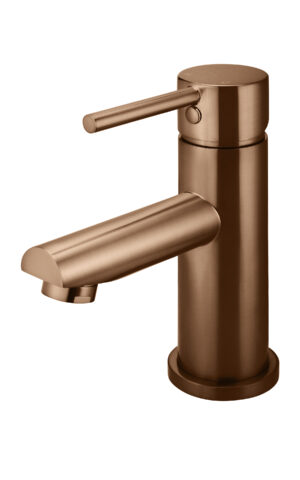 Meir Round Basin Mixer in PVD Lustre Bronze finish