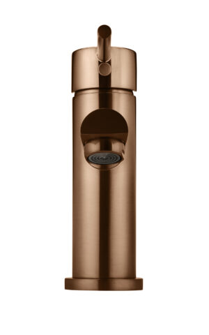 Meir Round Basin Mixer in PVD Lustre Bronze finish