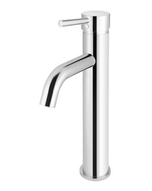 Meir Curved Tall Mixer - Chrome Finish