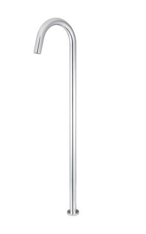 Meir Freestanding Floor Bath Tap in Chrome Finish