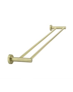 Meir Double Towel Rail - Tiger Bronze Finish