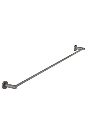 Meir Single Towel Rail (900mm) - Shadow (PVD Gunmetal Grey) Finish