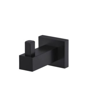 Meir Squared Robe Hook - Matte Black Finish