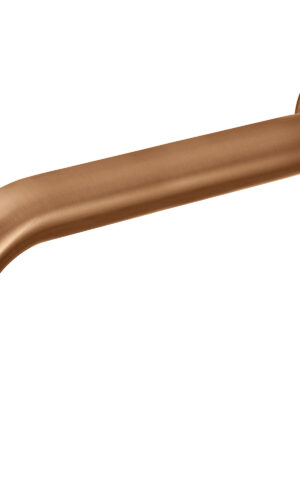 Meir Round Curved Spout (200mm), in PVD Lustre Bronze finish