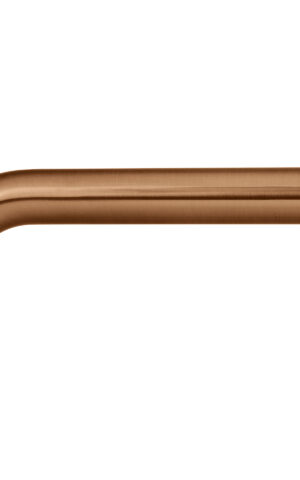 Meir Round Curved Spout (200mm), in PVD Lustre Bronze finish