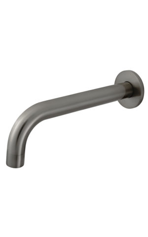 Meir Round Curved Wall Spout-Shadow Finish