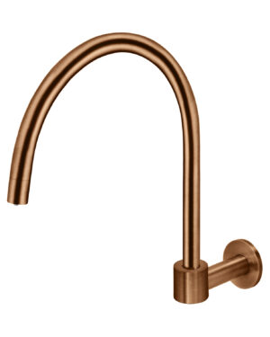 Meir Round High-Rise Swivel Wall Spout