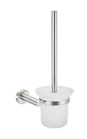 Meir Brush and Holder - PVD Brushed Nickel Finish