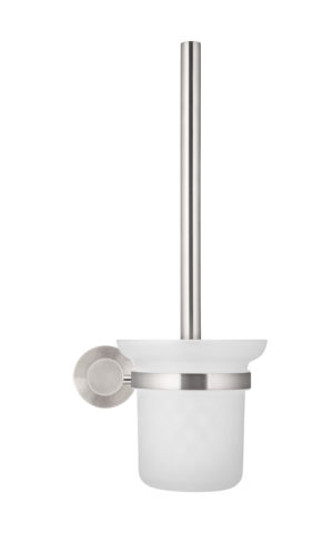 Meir Brush and Holder - PVD Brushed Nickel Finish