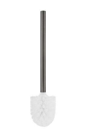 Meir Brush and Holder - PVD Gunmetal Grey Finish