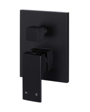 MW02-Square Wall Mixer (Diverter Mixers)