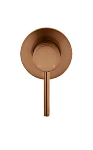 MEIR ROUND WALL MIXER IN PVD LUSTRE BRONZE