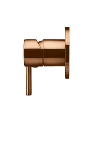 ROUND WALL MIXER SHORT PIN–LEVER TRIM KIT (IN-WALL BODY NOT - INCLUDED) PVD LUSTRE BRONZE
