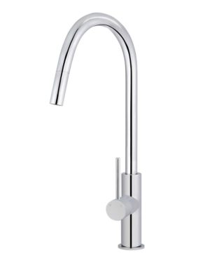 Meir Round Kitchen Mixer - Chrome Finish