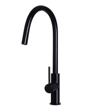 Meir Round Kitchen Mixer - Matte Black Finish