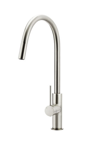 Meir Round Kitchen Mixer - Brushed Nickel Finish