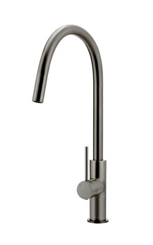 Meir Round Kitchen Mixer - Shadow (PVD Brushed Nickel) Finish