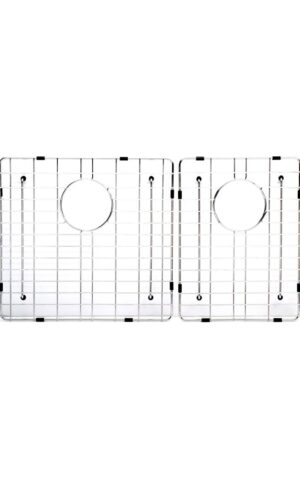 Lavello Protection Grid for MKSP-D670440 (2pcs)_GRID-04 (Stainless Steel finish)