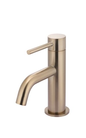 Meir Piccola Basin Tap Mixer in Champagne Finish