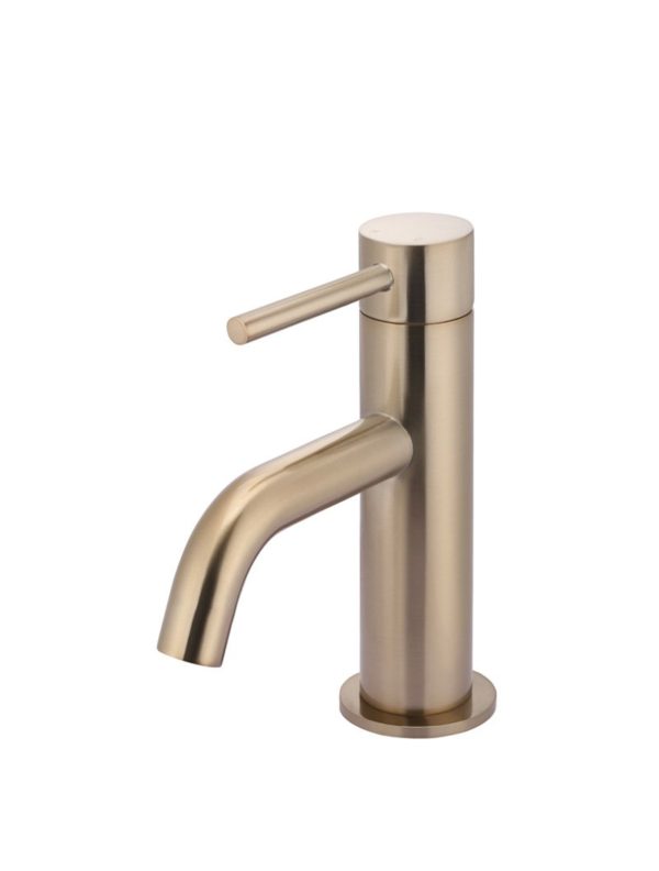 Meir Piccola Basin Tap Mixer in Champagne Finish