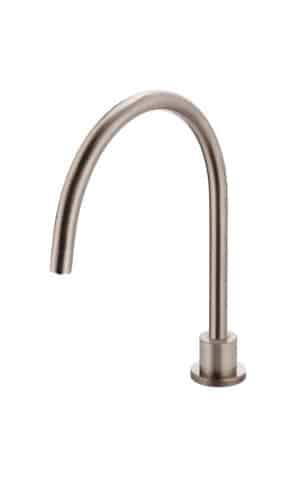 Meir Round High Rise Hob Spout - Champagne Finish