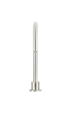 Meir Round High Rise Hob Spout - PVD Brushed Nickel Finish