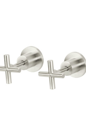 Meir Wall Top Assembly on Long Spindle in PVD Brushed Nickel Finish