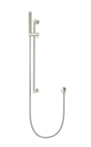 Meir Round Hand Shower on Column in PVD Brushed Nickel Finish