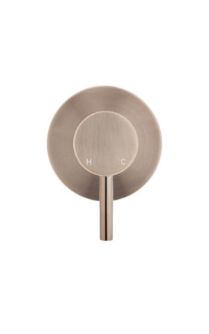 Meir Round Wall Mixer -Champagne