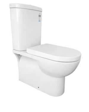 Zeavola 'Olinda' Back to wall toilet suite, back inlet