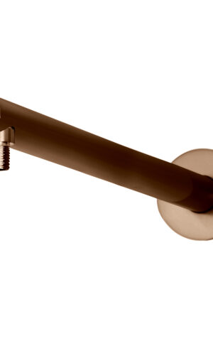 Meir Wall Shower Arm, 400mm in PVD Lustre Bronze finish by Darren Palmer