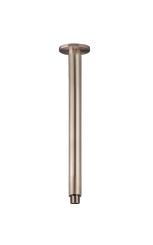 Meir Round Ceiling Shower Arm 300mm in Champagne Finish