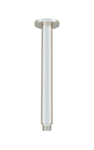 Meir Round Ceiling Shower Arm 300mm in PVD Brushed Nickel Finish