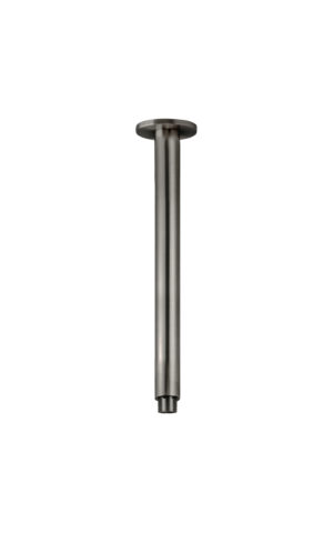 Meir Round Ceiling Shower Arm 300mm in SHADOW (PVD GUN METAL) Finish