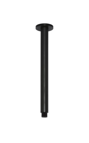 Meir Round Ceiling Shower Arm 300mm in Matte Black Finish