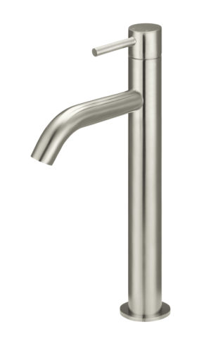 Meir Piccola Tall Basin Mixer Tap in PVD Brushed Nickel Finish - SKU: MB03XL.01-PVDBN