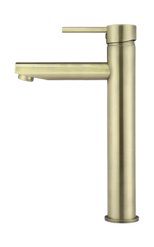 Meir round tall basin mixer in tiger bronze gold finish/ SKU:MB04-R2-BB