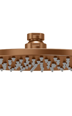 MEIR ROUND SHOWER ROSE (200mm) IN PVD LUSTRE BRONZE FINISH BY DARREN PALMER