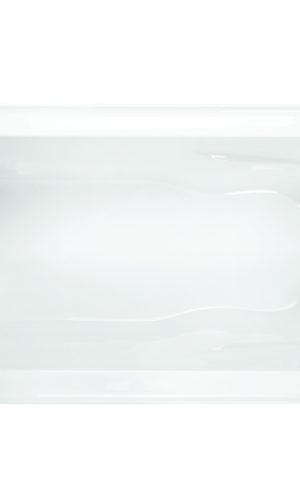 Decina Adatto inset bath, white gloss