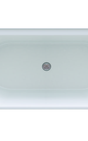 Decina 'Alegra' BTW Freestanding bath, White & White / 1400, 1500, 1700mm