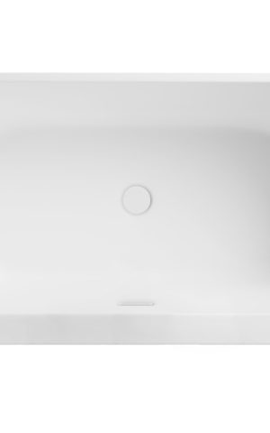 DECINA AURORA BTW FREESTANDING BATH, MATTE WHITE