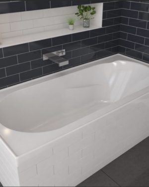 Decina Adatto BTW freestanding bath, white