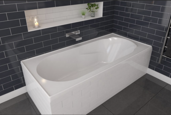 Decina Adatto BTW freestanding bath, white