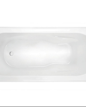 Decina Prezzo Inset Bath, white gloss