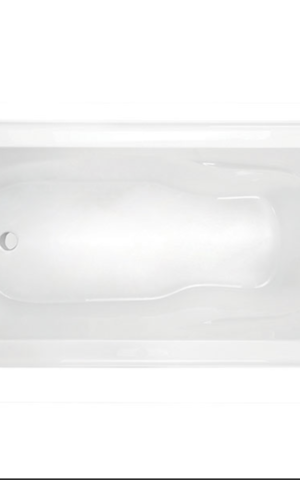 Decina Prezzo Inset Bath, white gloss